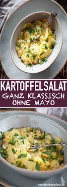 Klassischer Kartoffelsalat Ganz Einfach Gemacht Emmikochteinfach Rezept Kartoffelsalat Klassischer Kartoffelsalat Beilage Zu Fisch