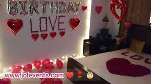 Surprise Birthday Room Decoration In Hotel Hotel Room Decoration For Birthday Wat Hotel Room Decoration Birthday Room Decorations Romantic Room Decoration