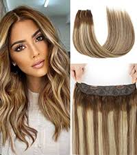 Amazon.com : Tinashe Ponytail Extension Human Hair 100% Remy Human Hair  Wrap Around Hair Extension Long Straight Clip in Ponytail Hair Piece with  Magic Paste For Women Highlight #16/613 (#16/613, 14inch) :