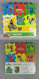 Blocks Tiles And Mats 145931 Sesame Street Alphabet Foam Floor 27 Pieces Puzzle 36 X12 Foam Mat New Buy It Now Only Foam Flooring Sesame Street Flooring