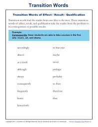 Transition Words Worksheets 4th Grade Transition Words Resources Worksheets In 2020 Transition Words Transition Words Worksheet List Of Transition Words