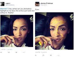 Funny things to photoshop people's faces on. Photoshop Troll Who Takes Photo Requests Too Literally Bored Panda