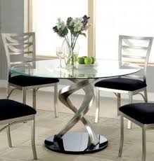 Furniture Of America Cm3729ttable 639 00 In 2020 Glass Round Dining Table Glass Dining Room Table Round Dining Room
