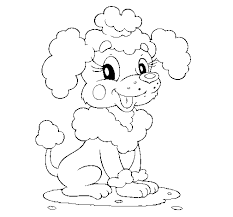 Download this adorable dog printable to delight your child. Poodle Coloring Page Coloringcrew Com