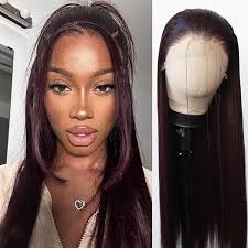 Amazon.com: LEOSA 黑色13x4 波浪蕾絲前假髮黑色預拔無膠假髮女款長發假髮波浪合成13x4 高清透明額頭假髮: 美容與個人護理