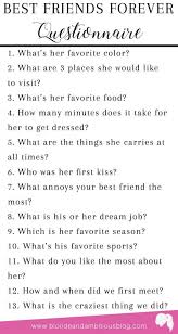 Best Friend Questionnaire Uncategorized Birthday Quotes For Best Friend Best Friend Quotes Friends Quotes