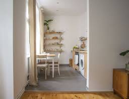 A Modest Mostly Vintage Rental In Berlin By Quiet Studios Remodelista White Ikea Kitchen Custom Countertops Plywood House