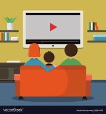 Download now gambar kartun sakit flu dan batuk bestkartun download now kenapa saat flu kita jadi sering bersin yuk cari tahu download now gambar ekspresi dp bbm sakit flu atau pilek download now. Family Sitting On Sofa And Watching Digital Vector Image Film Vector Sofa Illustration Vector Images