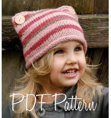 Knitting Pattern-the Lyllie Hat (toddler, Child, Adult Sizes)