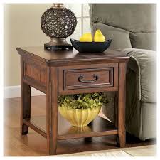 Mathis End Table With Storage Living Room End Tables End Tables Wood End Tables