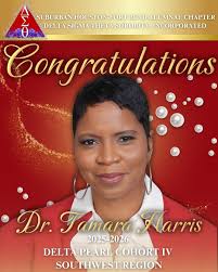 The Suburban Houston-Fort Bend Alumnae Chapter of Delta Sigma Theta  Sorority, Incorporated salutes member Letitia "Tish" Jackson of Gospel  Radio Station KWWJ 1360 AM & 96.9 AM. for being named State Winner -