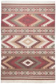 Tom Tailor Teppich Vintage Kelim Colors I Red 200 Teppich Wohnzimmer Teppich Teppich Geometrisch