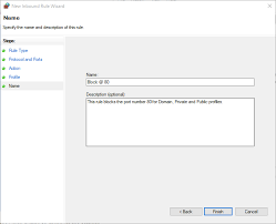 How To Block Or Open A Specific Port In Windows Firewall Port Blocks Windows