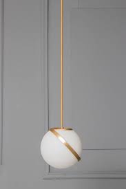 Tolis Gold Copper Tube Pendant Light Minimal Geometric Modern Industrial Design Brass Dining Globe Opal In 2020 Pendant Light Copper Tubing Light