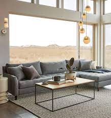A coffee table should be among the last major pieces of furniture you choose for your living area as this will make figuring out what size. Hastings Sectional Sofa Right Chaise Rejuvenation Sectional Sofa With Chaise Coffee Table Double Chaise Sofa