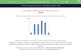 Utilizing the 10 reading charts and graphs worksheets in the worksheet template will even allow your son or daughter to build up their vocabulary. Statistics Interpreting Bar Graphs Worksheet Edplace