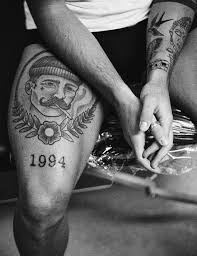 Black And Grey Leg Tattoos For Men Instagram Canuzunc Today Pin In 2020 Thigh Tattoo Men Old School Tattoo Designs Knee Tattoo
