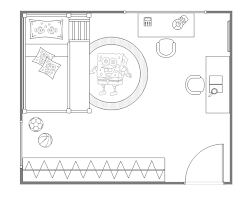 The layout, or space planning, of your bedroom is the most important aspect of your design. Kids Bedroom Layout Free Kids Bedroom Layout Templates