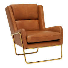 Van Buren Armchair Light Brown Leather Chairs Living Room Leather Chair Living Room Light Brown Chairs Brown Leather Chairs