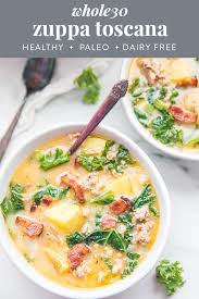 Healthy Zuppa Toscana Whole30 Paleo Dairy Free Recipe Whole30 Soup Recipes Zuppa Toscana Healthy