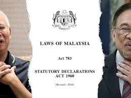 Home / copyright statutory declaration. Why Is The Statutory Declaration Sd On Najib And Anwar Asklegal My