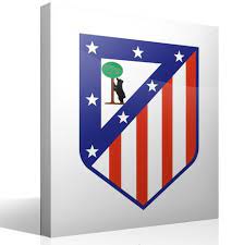 Paseo virgen del puerto, 28005 madrid. Wandtattoo Atletico De Madrid Wappen Farbe Webwandtattoo Com