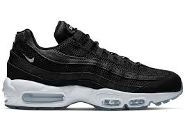 Nike air max 95 essential black/dark grey sku: Di Spessore Assolo Confusione Nike Air Max 95 Black Collo Di Bottiglia Mediano Spaventare