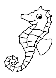 Seahorse Outline Clipart Clipart Best Clipart Best Seahorse Outline Coloring Pages Fish Coloring Page