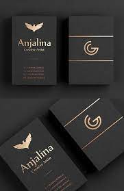 Download Free Creative Gold Foil Business Card Mockup Design Freebies Psd
