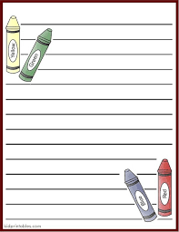 Kid Printables Printable Crayon Stationery Borders For Paper Writing Paper Kids Stationary