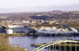 We do this by patrolling the rivers with the waterkeeper boats, monitoring water quality, evaluating incidents of pollution, reviewing permits, supporting community education and holding polluters accountable to our nations. A Cloud Of Dust Went Up And Three Rivers Stadium Came Down Feb 11 2001 Pennlive Com