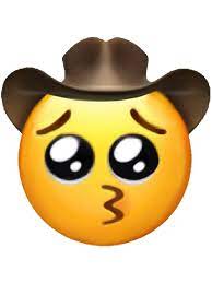 Pleading Pouty Cowboy Emoji Face Memes