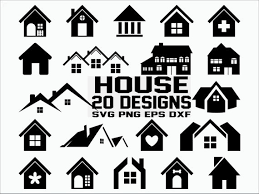 Ships from and sold by anunia. Svg Haus Haus Clipart Cut Dateien Cricut Silhouette Etsy