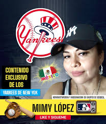 Buenas Noches Grupo....esta es mi página Mimy López TV en donde próximo año  2025 empezaré a publicar noticias de Yankees⚾️ Los juegos de Spring  Training serán transmitidos por mi página, partir del