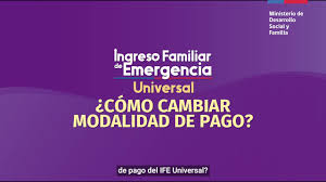 Además, se incluirán en el beneficio los hogares que tengan al. Como Cambiar La Modalidad De Pago Del Ife Universal Youtube