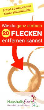 e book so einfach entfernst du 20 flecken im haushalt haushaltsfee haushalt omas hausmittel