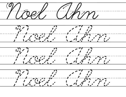 Trusted by 85% of u.s. I Know How To Write In Cursive Cursive Tracing Sheet Cursive Etsy In 2021 Cursive Writing Name In Cursive English Alphabet Writing