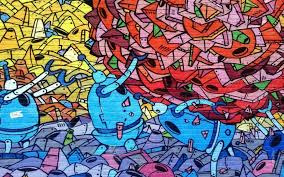Graffiti, wall, paint, flowers, art, 4k. Graffiti Hd Wallpaper 4k Background Lovelytab