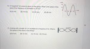 If the string is 15.9 m long, what is its mass? Solved 1 In A Wave The Distance Traveled By A Wave Duri Chegg Com