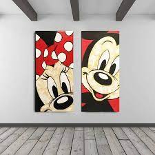 Dhdhh street art canvas paintings graffiti wall art canvas prints wall cartoon animal mickey mouse pictures for kids room wall decoration 50x70cm no frame 2.5 out of 5 stars 2 $17.27 $ 17. Pin On Quick Saves