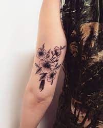 Violet flower tattoo black and white. Violet Tattoos