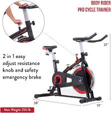 If the trainer you choose meets your requirements for the three features, you're on to a winner! Amazon Com Body Rider Erg7000 Pro Cycle Trainer Professional Grade Stationary Bike Sports Outdoors