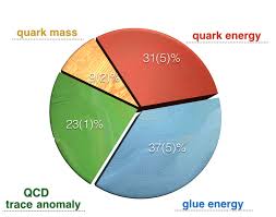The Pie Chart Of The Proton Mass Decomposition In Terms Of