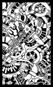 Conduit Dreams Steampunk Art Psychedelic Drawings Mechanical Art