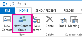 Cr?er un groupe de contact outlook. Creer Un Groupe De Contacts Ou Une Liste De Distribution Dans Outlook Pour Pc Support Office