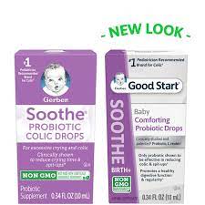 Probiotics seem to be all the rage lately. Gerber Soothe Probiotic Colic Drops 0 34 Fl Oz Walmart Com Walmart Com