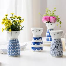Bring the outside in, and add a natural beauty to your home with flowers and beautiful vases. Girl Vase Ceramic Home Decor Flower Pots Planters Porcelain Flower Vase Home Decor T191016 Decorative Flowers For Vases Decorative Glass Bowls And Vases From Chao10 17 23 Dhgate Com