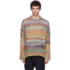 Xxs xs s m l. Acne Studios Multicolor Mohair Blend Long Sweater Modesens