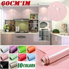 Kitchen cabinet designs pvc glue solvent remover. Glossy Waterproof Pvc Cabinet Wallpaper Self Adhesive Contact Paper Kitchen Door Furniture Stickers Shopee Philippines