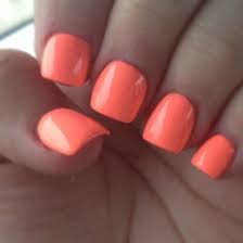 Acrylic nails coffin #acrylicnaildesigns #acrylicnailsnatural. Pin By Samantha Moffitt On Nail Art And Designs Neon Acrylic Nails Nails Peach Nails